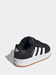 adidas Originals Black Campus 00s Elastic Lace Trainers - Image 5 of 10