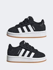 adidas Originals Black Campus 00s Elastic Lace Trainers - Image 6 of 10