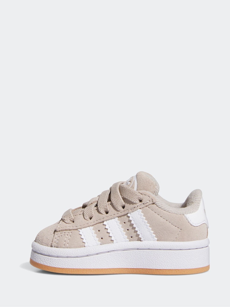 adidas Originals Brown Campus 00s Elastic Lace Trainers - Image 2 of 9