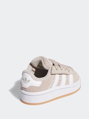 adidas Originals Brown Campus 00s Elastic Lace Trainers - Image 4 of 9