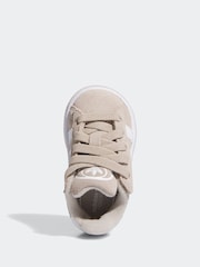 adidas Originals Brown Campus 00s Elastic Lace Trainers - Image 5 of 9