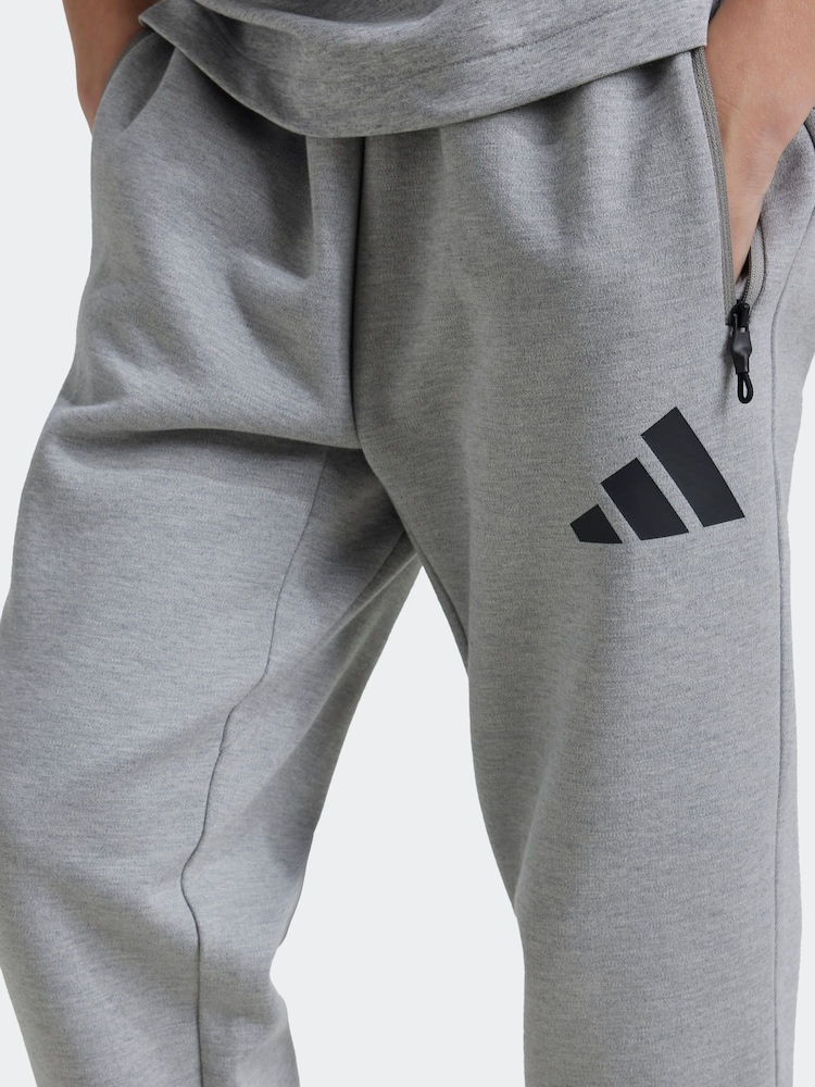 adidas Grey ZNE Joggers - Image 2 of 4
