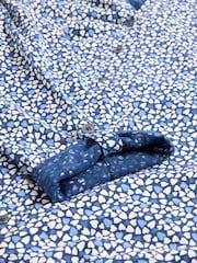 White Stuff Dark Blue 100% Cotton Annie Jersey Shirt - Image 8 of 8