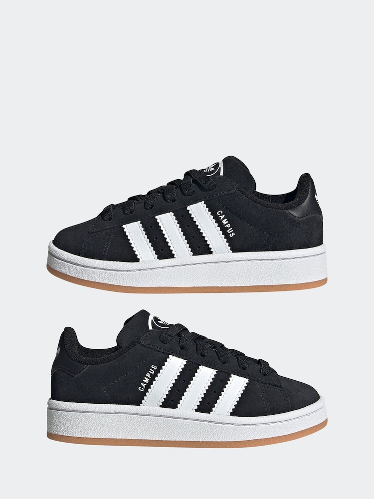 adidas Originals Black Campus 00s Elastic Lace Kids Trainers - Image 13 of 13