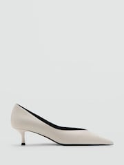 Mango Cream Pointed Kitten Heels - Image 4 of 5