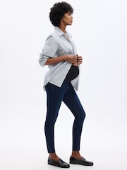 Gap Dark Blue Maternity Full Panel Skinny Jeans - Image 4 of 4