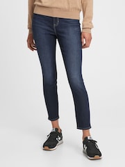 Azul lavado oscuro - Jeggings ajustados superelásticos de tiro alto de Gap - Imagen 1 de 4