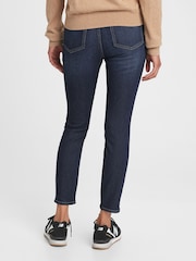 Azul lavado oscuro - Jeggings ajustados superelásticos de tiro alto de Gap - Imagen 2 de 4