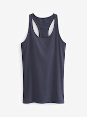 Gap Navy Blue Ribbed Support Vest - Image 2 of 4