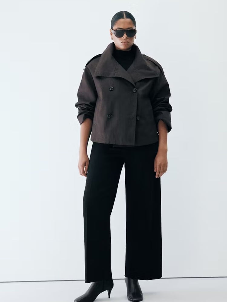 Mango Grey Jessie Cropped Straight Leg Jeans - Image 1 of 9