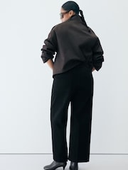 Mango Grey Jessie Cropped Straight Leg Jeans - Image 2 of 9