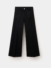 Mango Grey Jessie Cropped Straight Leg Jeans - Image 7 of 9