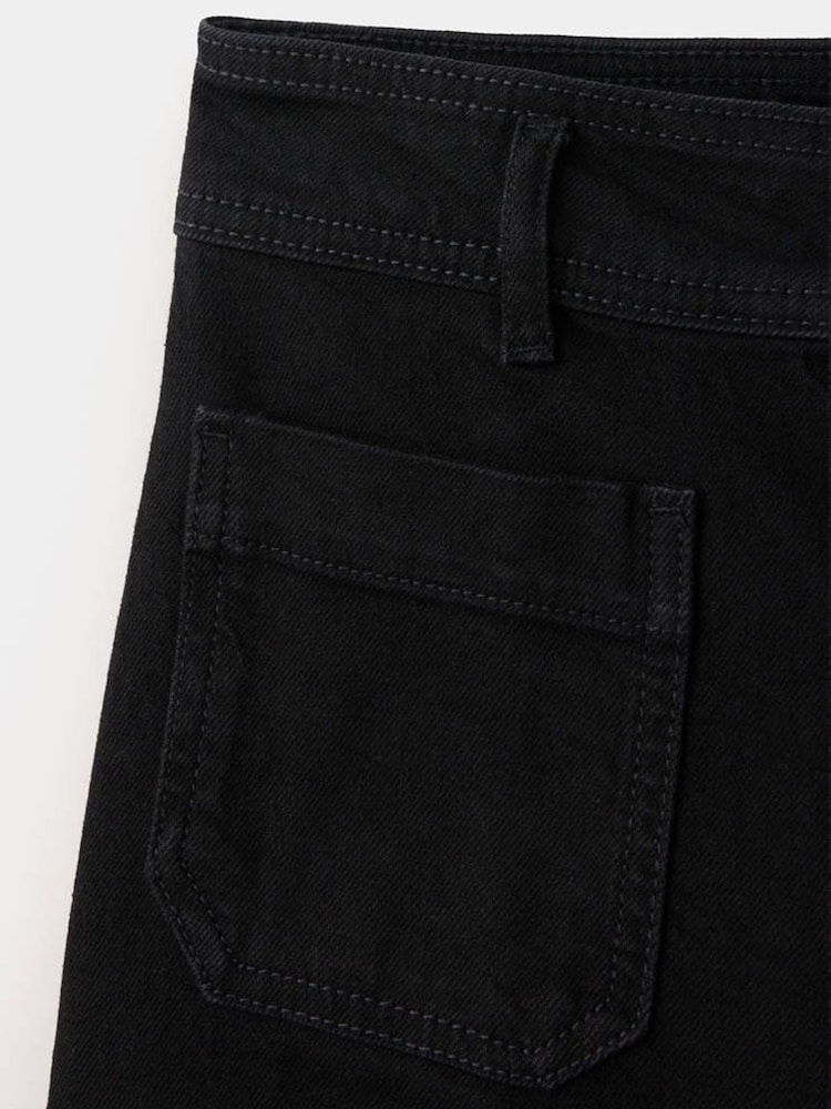 Mango Grey Jessie Cropped Straight Leg Jeans - Image 9 of 9