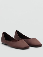 Mango Brown Slip On Pumps - Image 1 of 4