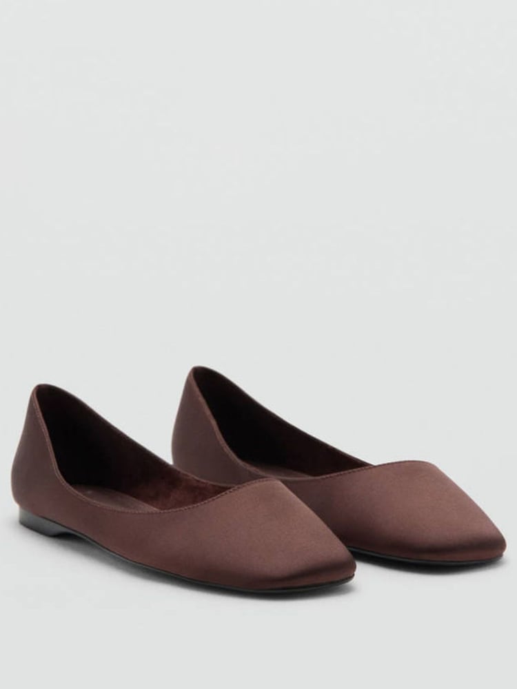 Mango Brown Slip On Pumps - Image 1 of 4