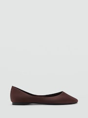 Mango Brown Slip On Pumps - Image 2 of 4
