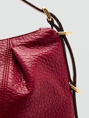 Mango Red Slouchy Shoulder Bag - Image 3 of 4