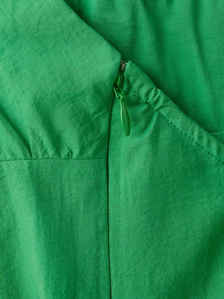 Mango Green Halter Neck Midi Dress - Image 7 of 7 Mango Green Halter Neck Midi Dress - Image 7 of 7