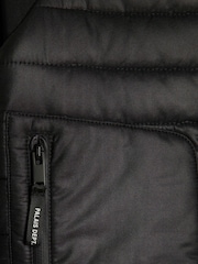 River Island Black Back To School Lightweight Hooded Jacket - Image 4 of 4