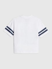 River Island White Oversized Bulldog New York T-Shirt - Image 2 of 4