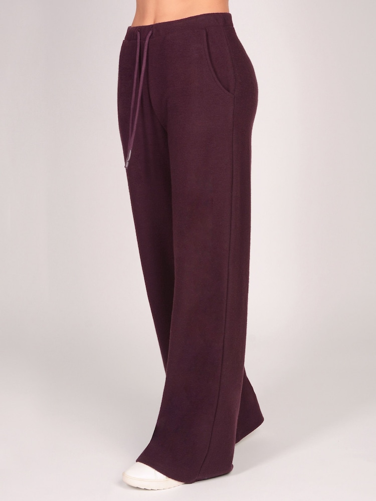 Pineapple Brown Super Cosy Wide Leg Joggers - Image 1 of 6 Pineapple Brown Super Cosy Wide Leg Joggers - Image 1 of 6