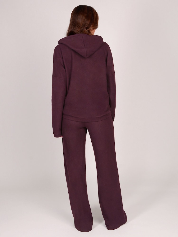 Pineapple Brown Super Cosy Wide Leg Joggers - Image 6 of 6 Pineapple Brown Super Cosy Wide Leg Joggers - Image 6 of 6