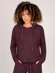 Pineapple Brown Super Cosy Dip Hem Hoodie - Image 1 of 4