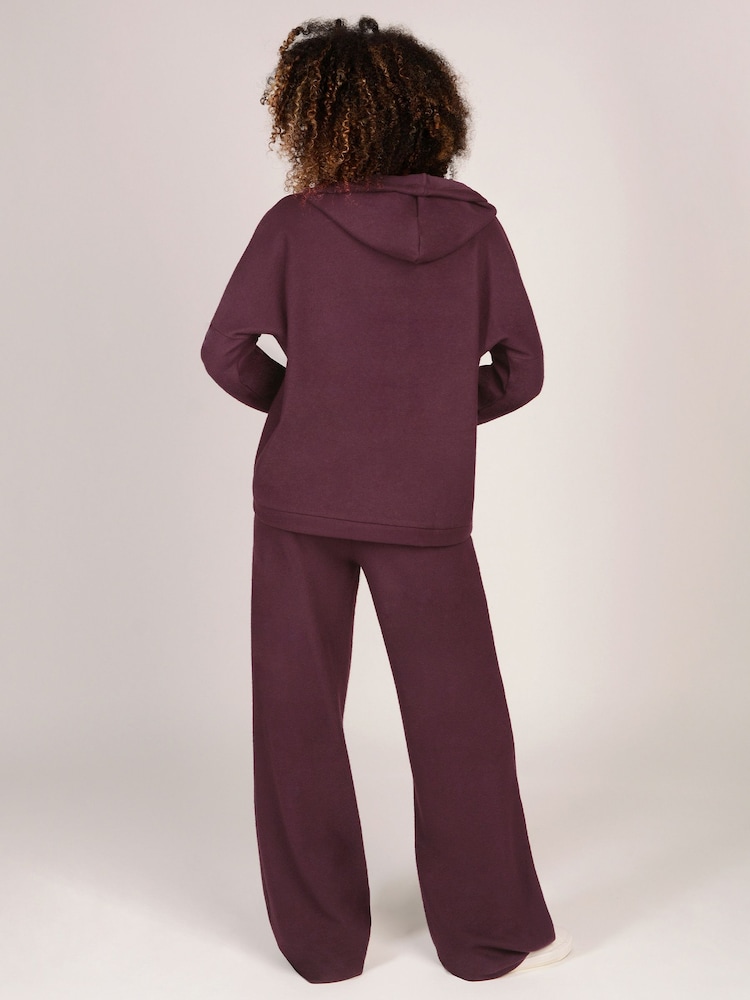 Pineapple Brown Super Cosy Dip Hem Hoodie - Image 4 of 4 Pineapple Brown Super Cosy Dip Hem Hoodie - Image 4 of 4