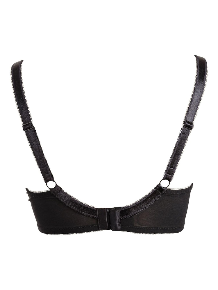 Pour Moi Black Non Padded Rebel Longline Multiway Strapless Bra - Image 4 of 4 Pour Moi Black Non Padded Rebel Longline Multiway Strapless Bra - Image 4 of 4