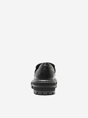 ONLY Black Faux Leather Chunky Sole Loafer - Image 4 of 5