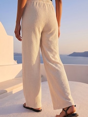 Roman Natural Textured Jersey Trousers - Image 3 of 4