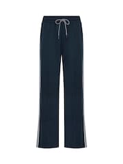 Azul - Long Tall Sally Side Tape Wide Leg Joggers - Imagen 5 de 6