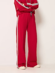 Rojo - Long Tall Sally Side Tape Wide Leg Joggers - Imagen 2 de 6