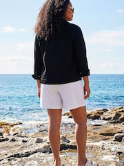 Roman Black Curve Bengaline Pocket Jacket - Image 3 of 4
