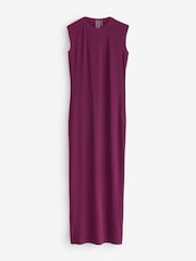 Norma Kamali Purple Sleeveless Maxi Dress - Image 5 of 8