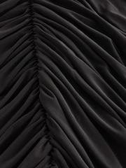 Norma Kamali Black Diana One Shoulder Midi Dress - Image 10 of 10