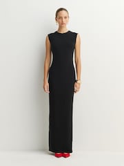 Norma Kamali Black Sleeveless Maxi Dress - Image 1 of 10