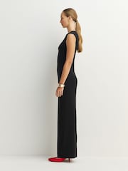 Norma Kamali Black Sleeveless Maxi Dress - Image 3 of 10