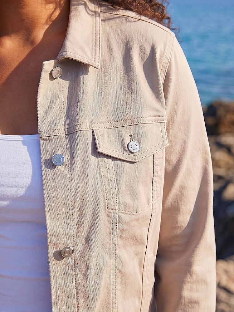 Roman Natural Curve Bengaline Pocket Jacket - Image 5 of 5