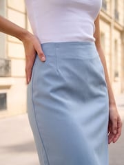 Roman Grey Pull On Stretch Pencil Skirt - Image 5 of 5
