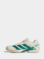 adidas White Adizero Counterblast Indoor Shoes - Image 2 of 9