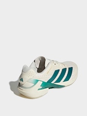 adidas White Adizero Counterblast Indoor Shoes - Image 3 of 9