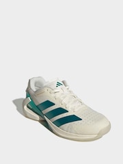 adidas White Adizero Counterblast Indoor Shoes - Image 4 of 9