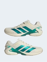 adidas White Adizero Counterblast Indoor Shoes - Image 5 of 9
