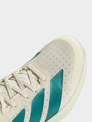 adidas White Adizero Counterblast Indoor Shoes - Image 6 of 9