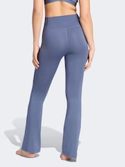 adidas Blue All Me Essentials Flare Leggings - Image 2 of 6