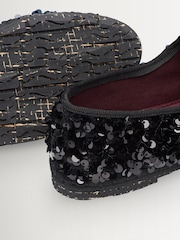 Flabelus Black The Little Prince Sequin Mary Jane Ballet Flats - Image 3 of 4