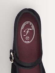 Flabelus Black Antonia Velvet Mary Jane Ballet Flats - Image 8 of 11
