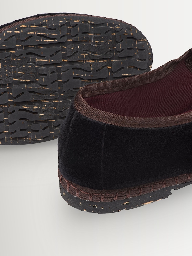 Flabelus Brown Sethe Velvet Mary Jane Ballet Flats - Image 3 of 3 Flabelus Brown Sethe Velvet Mary Jane Ballet Flats - Image 3 of 3