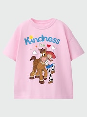Rags & Rascals Pink Disney Toy Story Jessie Kindness T-Shirt - Image 1 of 3